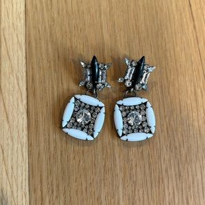 Dannijo art deco statement earrings